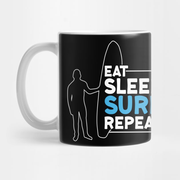 Surfer: Eat, Sleep, Surf, Repeat by Dominic Becker